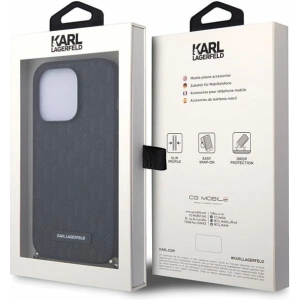 Kup Etui Karl Lagerfeld KLHCP14XSACKLHPK Apple iPhone 14 Pro Max černý/black hardcase Saffiano Monogram Chain - KLD1581 - {ean13} - Sklep Home Screen
