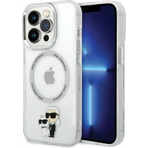 Kup Etui Karl Lagerfeld KLHMP13LHNKCIT Apple iPhone 13 Pro hardcase transparent Iconic Karl&Choupette Magsafe - KLD1582 - {ean13} - Sklep Home Screen