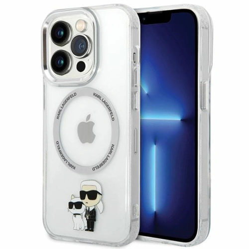 Kup Etui Karl Lagerfeld KLHMP13LHNKCIT Apple iPhone 13 Pro hardcase transparent Iconic Karl&Choupette Magsafe - KLD1582 - {ean13} - Sklep Home Screen