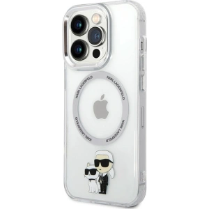 Kup Etui Karl Lagerfeld KLHMP13LHNKCIT Apple iPhone 13 Pro hardcase transparent Iconic Karl&Choupette Magsafe - KLD1582 - {ean13} - Sklep Home Screen