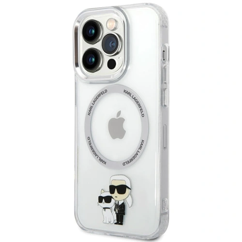 Kup Etui Karl Lagerfeld KLHMP13LHNKCIT Apple iPhone 13 Pro hardcase transparent Iconic Karl&Choupette Magsafe - KLD1582 - {ean13} - Sklep Home Screen