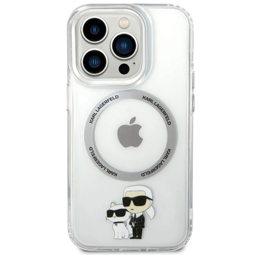 Kup Etui Karl Lagerfeld KLHMP13LHNKCIT Apple iPhone 13 Pro hardcase transparent Iconic Karl&Choupette Magsafe - KLD1582 - {ean13} - Sklep Home Screen