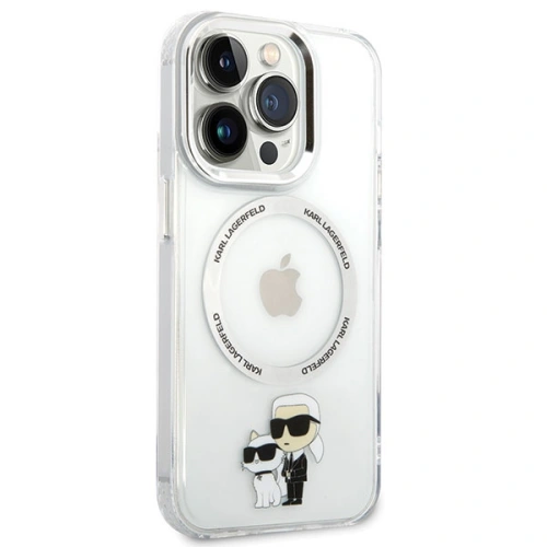 Kup Etui Karl Lagerfeld KLHMP13LHNKCIT Apple iPhone 13 Pro hardcase transparent Iconic Karl&Choupette Magsafe - KLD1582 - {ean13} - Sklep Home Screen