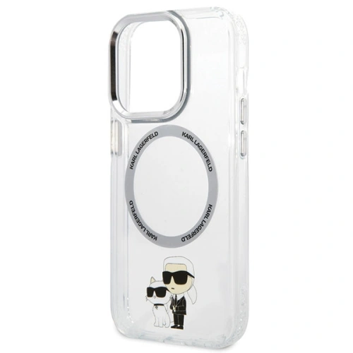 Kup Etui Karl Lagerfeld KLHMP13LHNKCIT Apple iPhone 13 Pro hardcase transparent Iconic Karl&Choupette Magsafe - KLD1582 - {ean13} - Sklep Home Screen