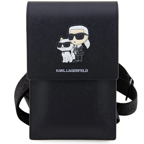 Kup Torebă Karl Lagerfeld KLWBSAKCPMK neagră/black Saffiano Karl & Choupette - KLD1584 - {ean13} - Sklep Home Screen