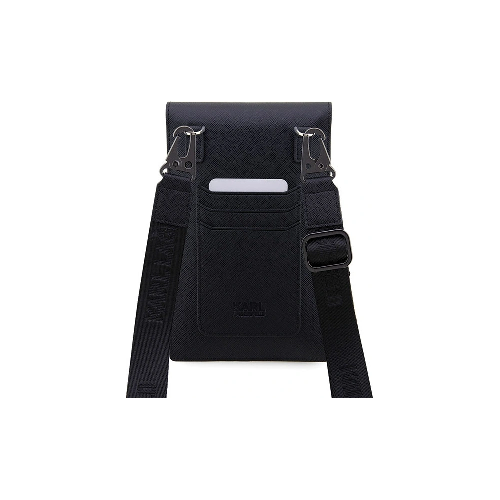 Torebka Karl Lagerfeld KLWBSAKCPMK czarny/black Saffiano Karl & Choupette