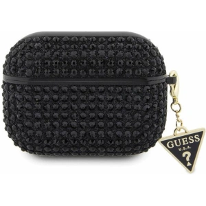 Buy Guess GUAPHDGTPK Apple AirPods Pro cover black Rhinestone Triangle Charm - GUE2588 - {ean13} - Home Screen Store Europe