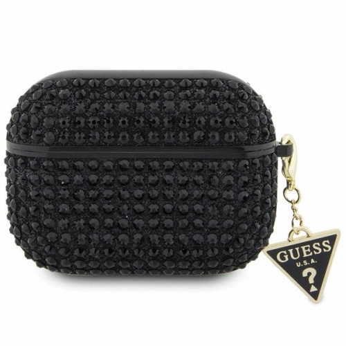 Kup Etui Guess GUAPHDGTPK Apple AirPods Pro borító fekete/Rhinestone Triangle Charm - GUE2588 - {ean13} - Sklep Home Screen
