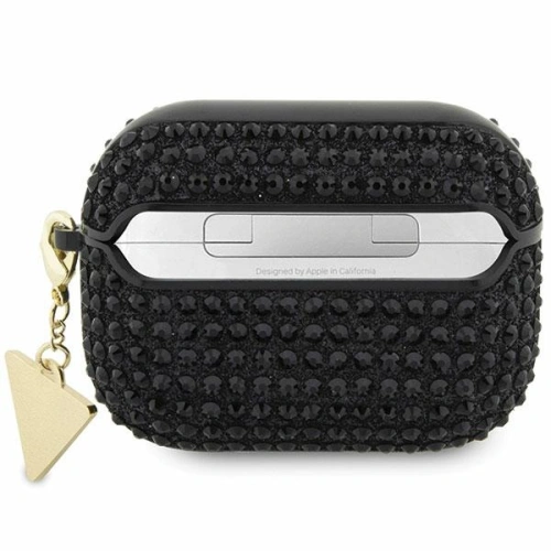Kup Etui Guess GUAPHDGTPK Apple AirPods Pro borító fekete/Rhinestone Triangle Charm - GUE2588 - {ean13} - Sklep Home Screen