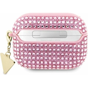 Buy Guess GUAPHDGTPP Apple AirPods Pro cover pink Rhinestone Triangle Charm - GUE2589 - {ean13} - Home Screen Store Europe