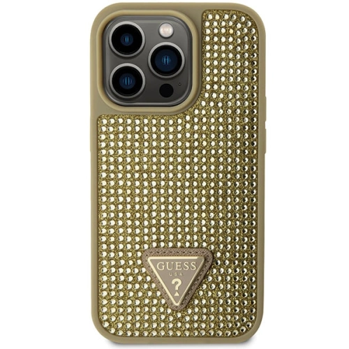 Kup Etui Guess GUHCP14LHDGTPD Apple iPhone 14 Pro aur/gold hardcase Rhinestone Triangle - GUE2590 - {ean13} - Sklep Home Screen