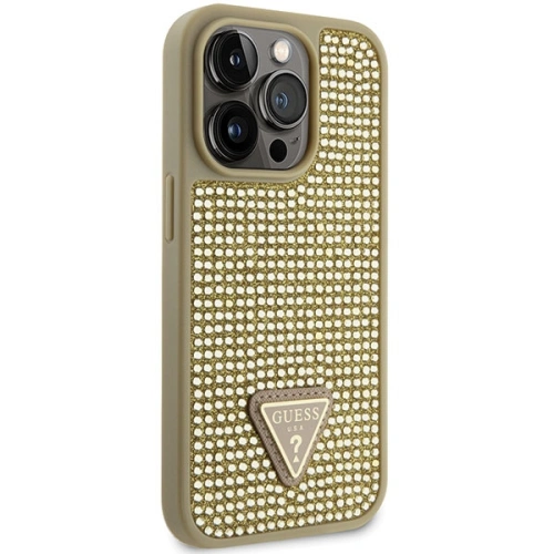Kup Etui Guess GUHCP14LHDGTPD Apple iPhone 14 Pro zlatý/gold hardcase Rhinestone Triangle - GUE2590 - {ean13} - Sklep Home Screen