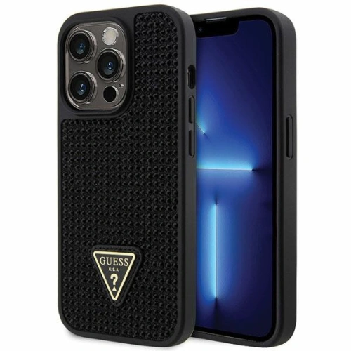 Kup Etui Guess GUHCP14LHDGTPK Apple iPhone 14 Pro negru/black hardcase Rhinestone Triangle - GUE2591 - {ean13} - Sklep Home Screen