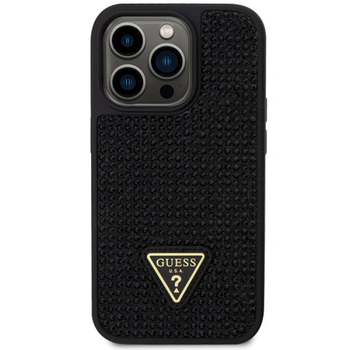 Kup Etui Guess GUHCP14LHDGTPK Apple iPhone 14 Pro negru/black hardcase Rhinestone Triangle - GUE2591 - {ean13} - Sklep Home Screen