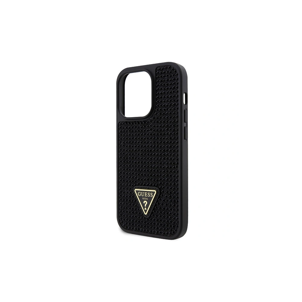 Etui Guess GUHCP14LHDGTPK Apple iPhone 14 Pro czarny/black hardcase Rhinestone Triangle
