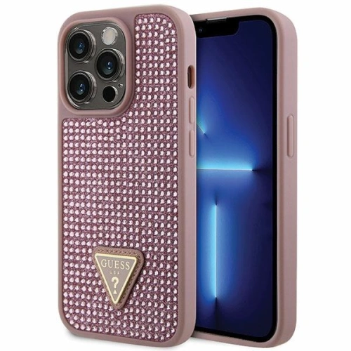 Kup Etui Guess GUHCP14LHDGTPP Apple iPhone 14 Pro růžový/pink hardcase Rhinestone Triangle - GUE2592 - {ean13} - Sklep Home Screen