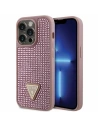 Etui Guess GUHCP14LHDGTPP Apple iPhone 14 Pro roz/pink hardcase Rhinestone Triangle