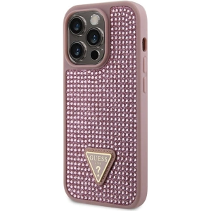 Kup Etui Guess GUHCP14LHDGTPP Apple iPhone 14 Pro różowy/pink hardcase Rhinestone Triangle - GUE2592 - {ean13} - Sklep Home Screen