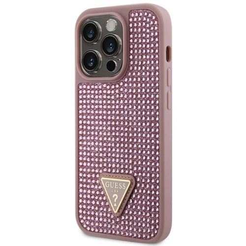 Kup Etui Guess GUHCP14LHDGTPP Apple iPhone 14 Pro roz/pink hardcase Rhinestone Triangle - GUE2592 - {ean13} - Sklep Home Screen
