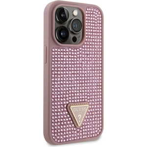 Kup Etui Guess GUHCP14LHDGTPP Apple iPhone 14 Pro różowy/pink hardcase Rhinestone Triangle - GUE2592 - {ean13} - Sklep Home Screen