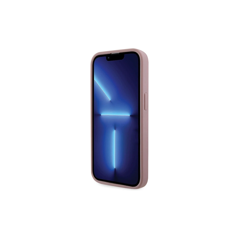 Etui Guess GUHCP14LHDGTPP Apple iPhone 14 Pro różowy/pink hardcase Rhinestone Triangle