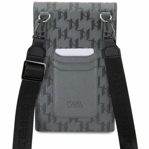 Kup Torebka Karl Lagerfeld KLWBSAMSMG srebrny/silver Saffiano Mongram Plaque - KLD1585 - {ean13} - Sklep Home Screen