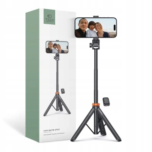 Kijek do selfie Tech-Protect L03s Wireless Selfie Stick Tripod Black
