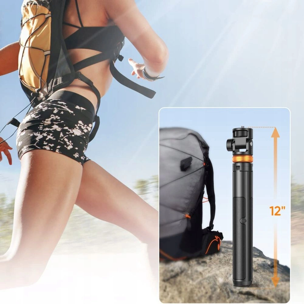 Kijek do selfie Tech-Protect L03s Wireless Selfie Stick Tripod Black