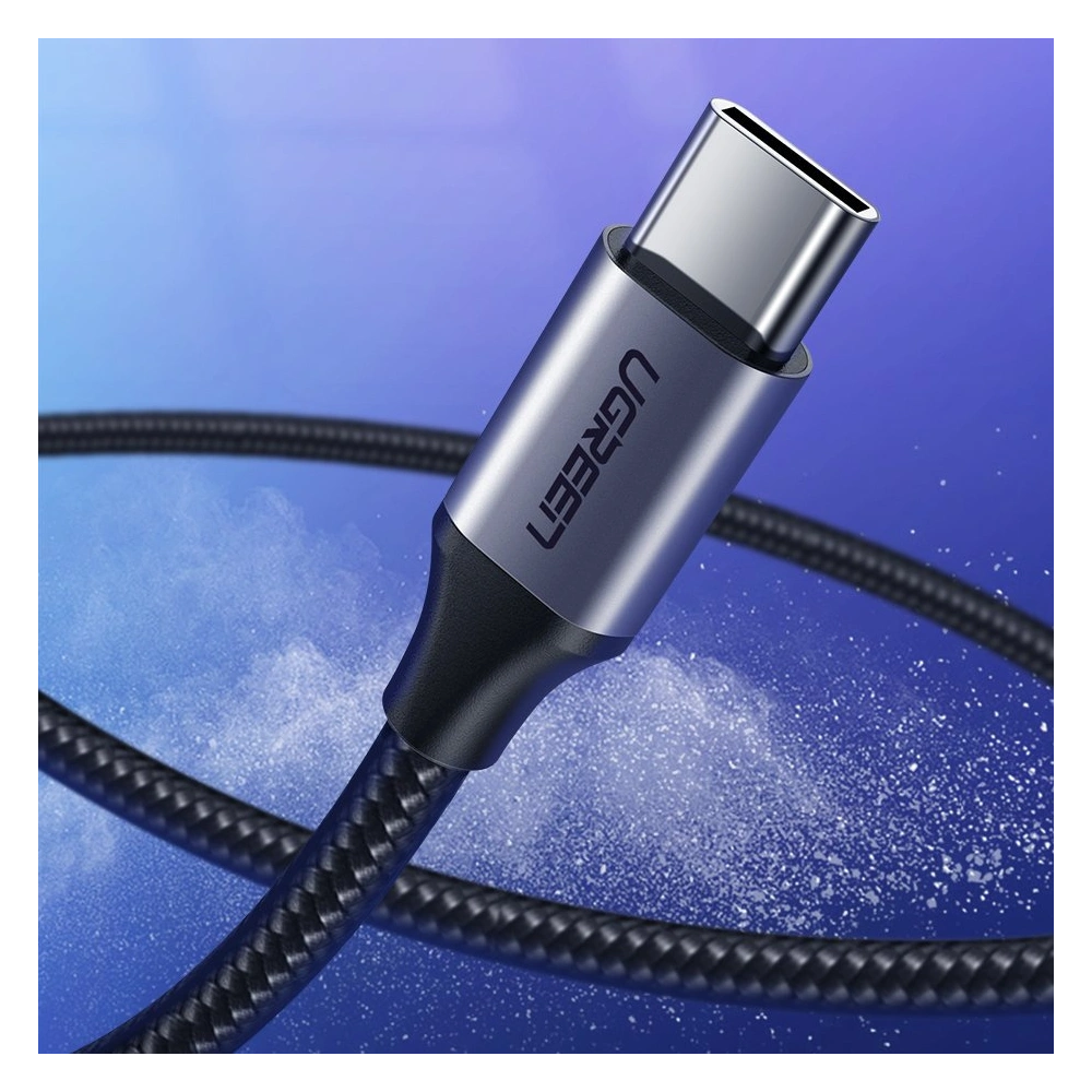 Kabel UGREEN USB-A/USB-C Quick Charge 3.0 3A 1m szary