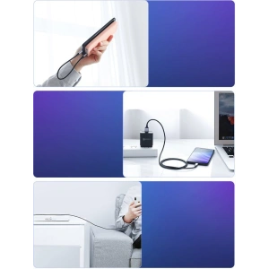 UGREEN USB-A/USB-C Quick Charge 3.0 3A 1m Kabel grau
