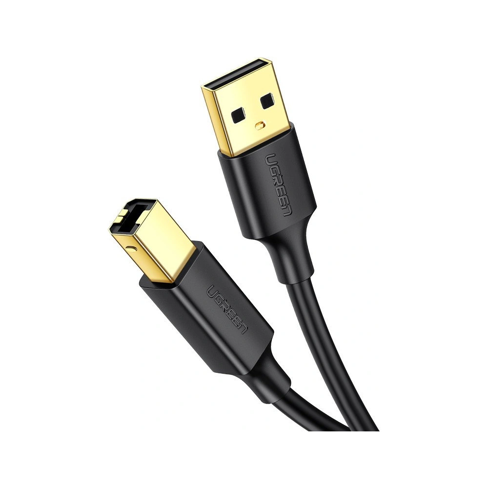 Kabel UGREEN US135 USB-B/USB-C do drukarki 480 Mbps 1,5 m czarny
