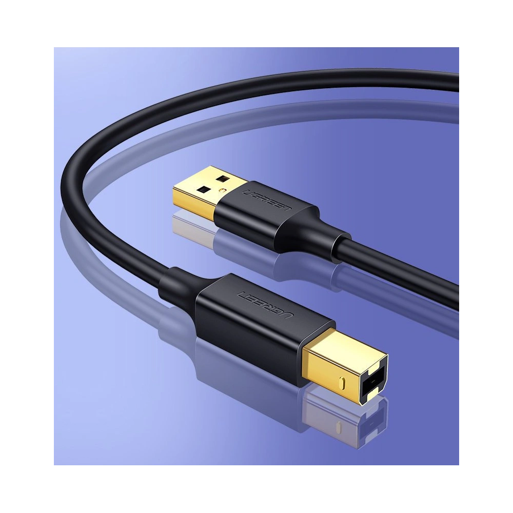 Kabel UGREEN US135 USB-B/USB-C do drukarki 480 Mbps 1,5 m czarny