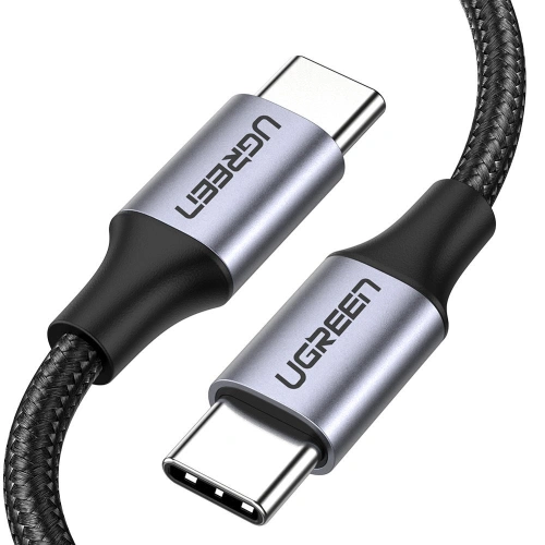 Kup Cablu UGREEN US261 USB-C/USB-C Quick Charge 480 Mbps 60W 3A 1 m negru-gri - UGR1612 - {ean13} - Sklep Home Screen
