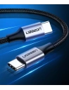 Kup Kabel UGREEN US261 USB-C/USB-C Quick Charge 480 Mbps 60W 3A 1 m černobílý - UGR1612 - {ean13} - Sklep Home Screen