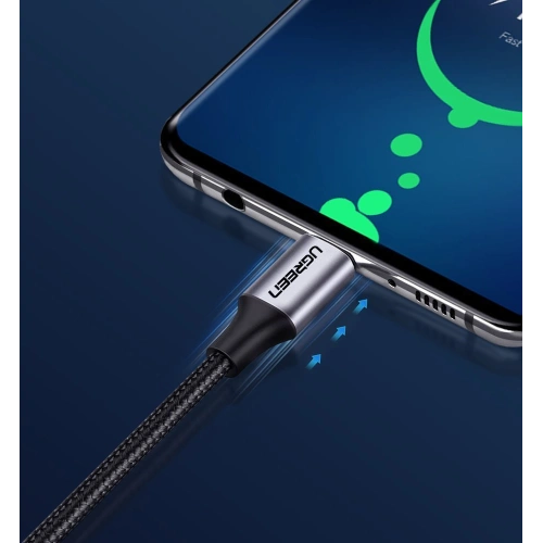 Kup Cablu UGREEN US261 USB-C/USB-C Quick Charge 480 Mbps 60W 3A 1 m negru-gri - UGR1612 - {ean13} - Sklep Home Screen