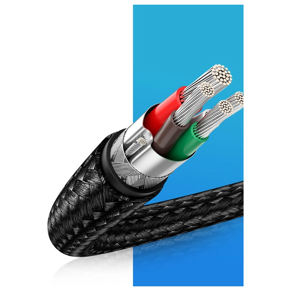 Kabel UGREEN US261 USB-C/USB-C Quick Charge 480 Mbps 60W 3A 1 m czarno-szary