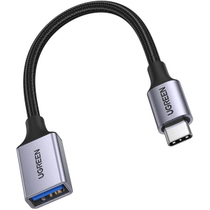 Adapter UGREEN US378 OTG USB-C/USB-A 5Gb/s 0.15m czarny