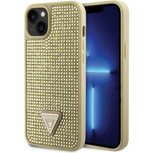 Etui Guess GUHCP14MHDGTPD Apple iPhone 14 Plus / 15 Plus złoty/gold hardcase Rhinestone Triangle