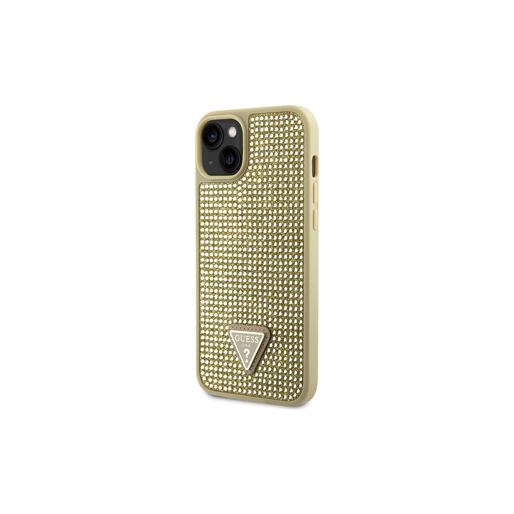Etui Guess GUHCP14MHDGTPD Apple iPhone 14 Plus / 15 Plus złoty/gold hardcase Rhinestone Triangle