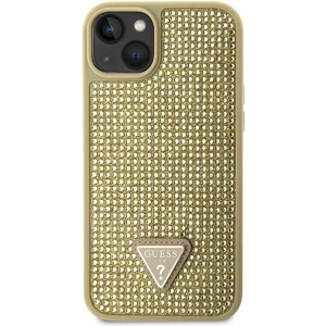 Etui Guess GUHCP14MHDGTPD Apple iPhone 14 Plus / 15 Plus złoty/gold hardcase Rhinestone Triangle