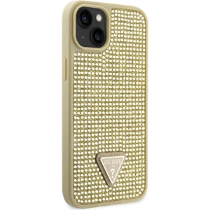 Etui Guess GUHCP14MHDGTPD Apple iPhone 14 Plus / 15 Plus złoty/gold hardcase Rhinestone Triangle