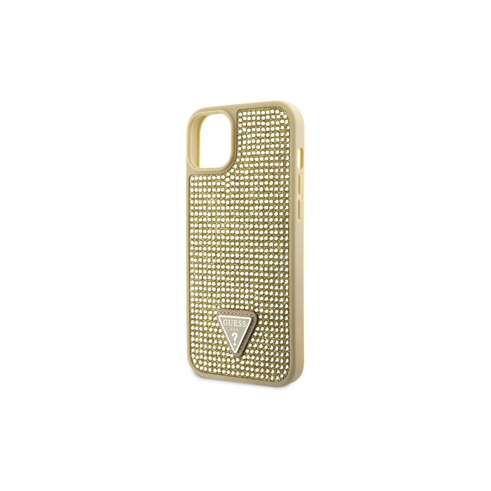 Etui Guess GUHCP14MHDGTPD Apple iPhone 14 Plus / 15 Plus złoty/gold hardcase Rhinestone Triangle