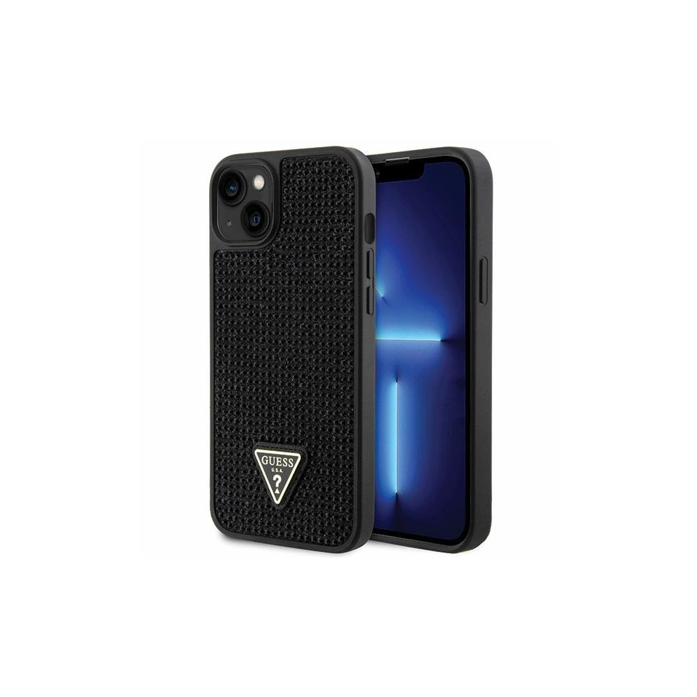 Etui Guess GUHCP14MHDGTPK Apple iPhone 14 Plus / 15 Plus czarny/black hardcase Rhinestone Triangle