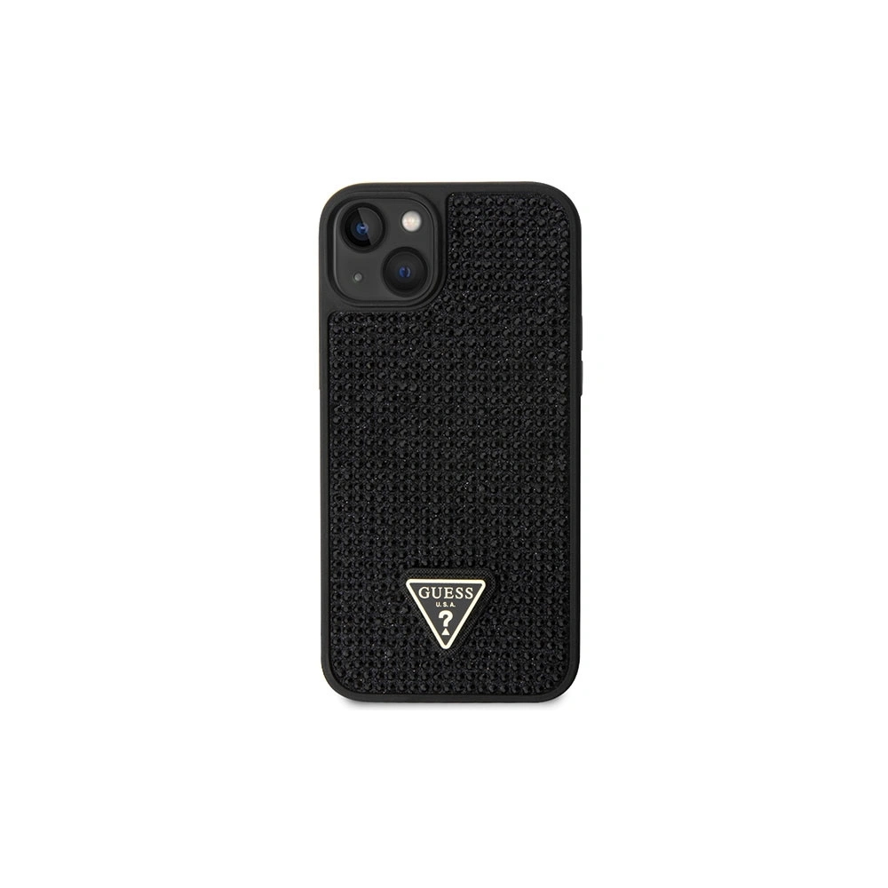 Etui Guess GUHCP14MHDGTPK Apple iPhone 14 Plus / 15 Plus czarny/black hardcase Rhinestone Triangle