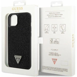 Etui Guess GUHCP14MHDGTPK Apple iPhone 14 Plus / 15 Plus czarny/black hardcase Rhinestone Triangle
