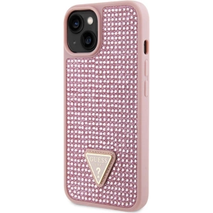 Etui Guess GUHCP14MHDGTPP Apple iPhone 14 Plus / 15 Plus różowy/pink hardcase Rhinestone Triangle