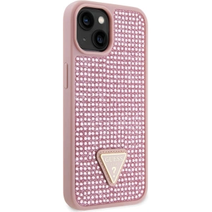 Etui Guess GUHCP14MHDGTPP Apple iPhone 14 Plus / 15 Plus różowy/pink hardcase Rhinestone Triangle