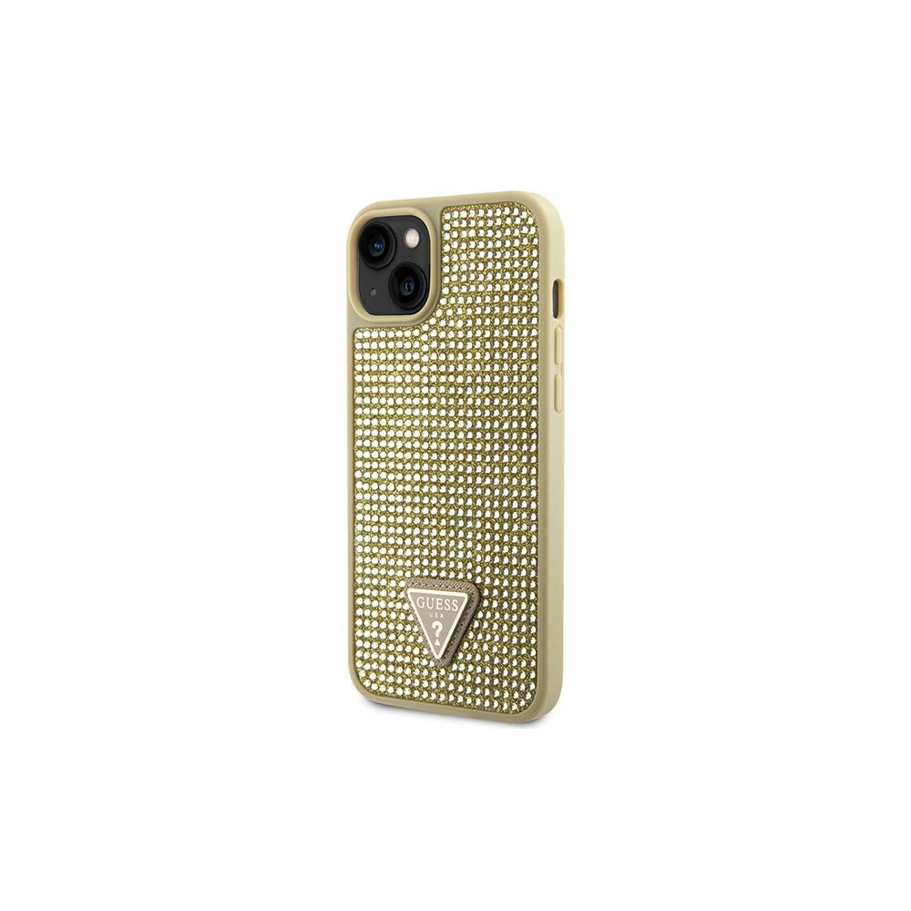 Etui Guess GUHCP14SHDGTPD Apple iPhone 14 złoty/gold hardcase Rhinestone Triangle