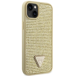 Etui Guess GUHCP14SHDGTPD Apple iPhone 14 złoty/gold hardcase Rhinestone Triangle