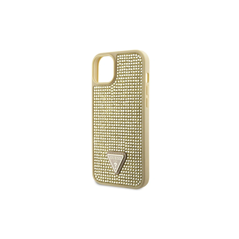 Etui Guess GUHCP14SHDGTPD Apple iPhone 14 złoty/gold hardcase Rhinestone Triangle